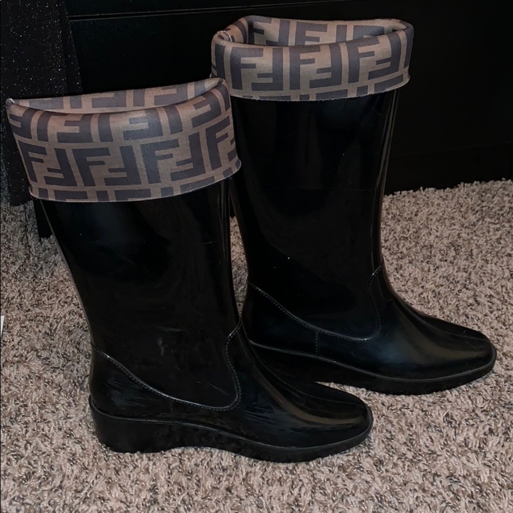 FENDI RAIN BOOTS